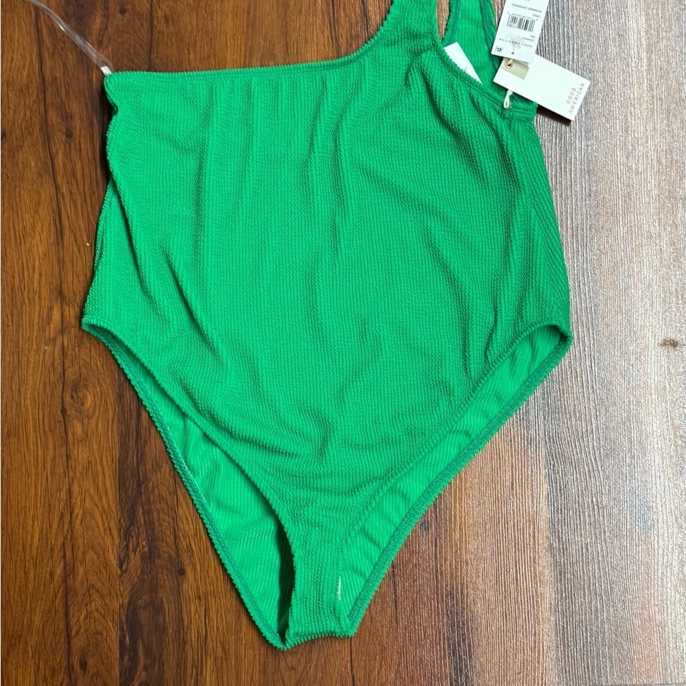 Good American One Shoulder Swimsuit Size 8 NWT - Picture 4 of 6